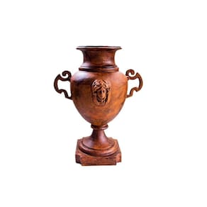 Ânfora Cara De índia Vaso Ferro Fundido - Pronto Artes