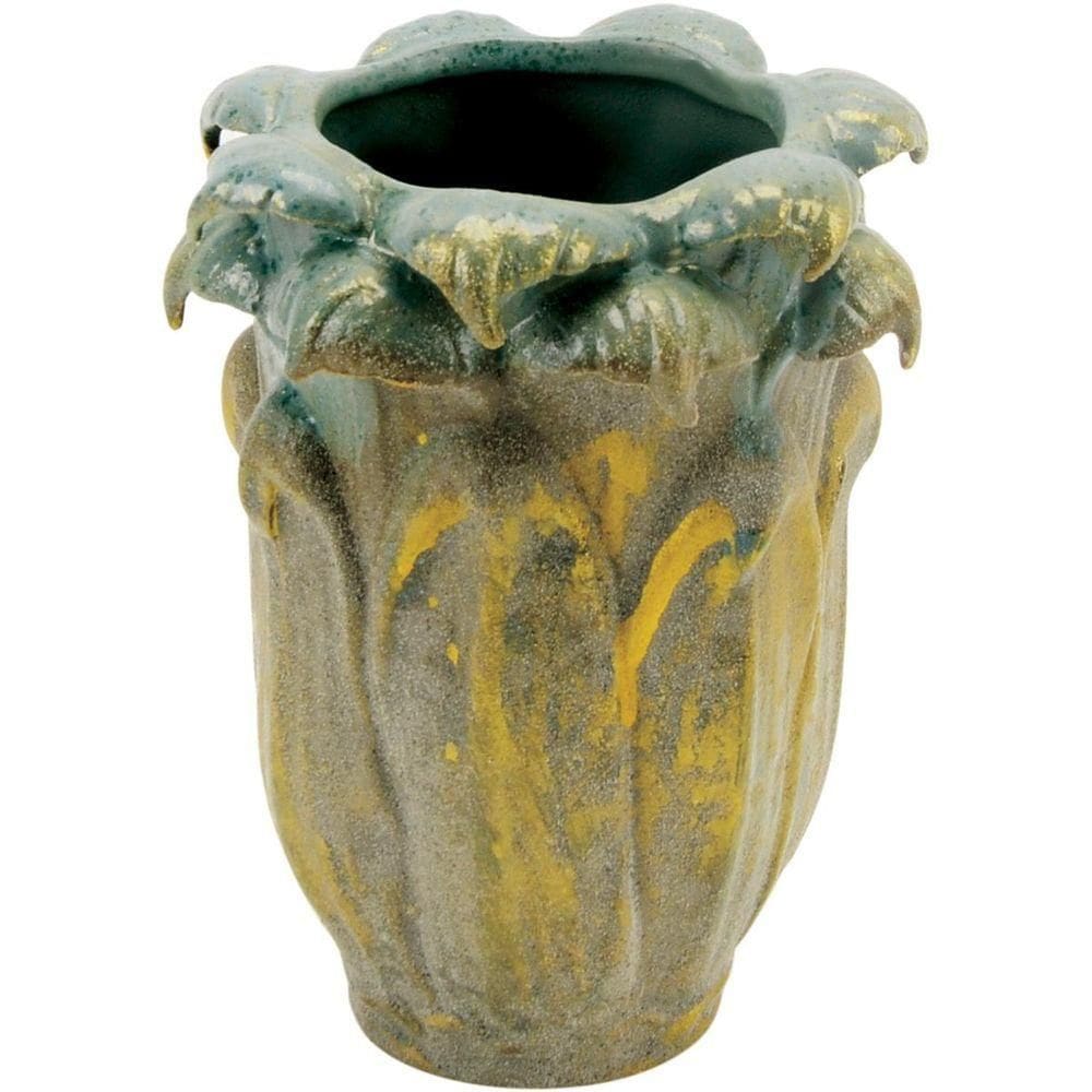 Chryso Vaso 21X16X16Cm Cerâmica Verde