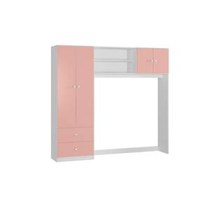 Guarda Roupa Conjugado Ternura Quarto Infantil Com 4 Portas