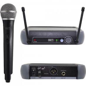 Microfone Sem Fio Uhf-202/R201 687.6Mhz Preto Mxt