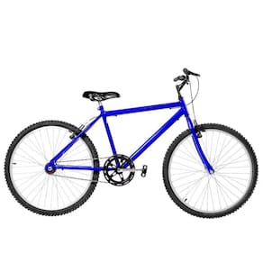 Bicicleta Masculina Aro 26 Mtb Alumínio Natural Cor Azul