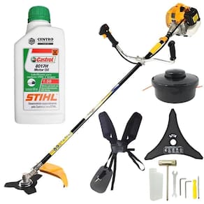 Roçadeira Potente Vr520h Vulcan + óleo Stihl 500ml 2 Tempos