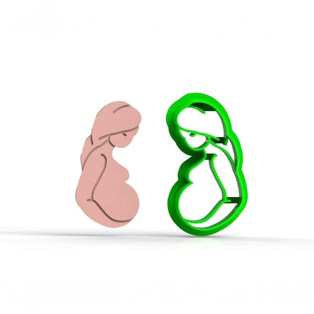 Cortador Mamãe Grávida Mod 2