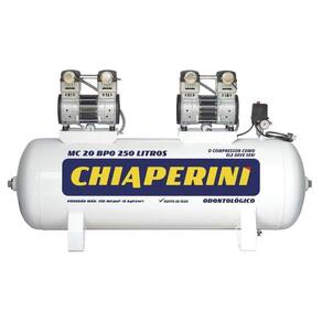 Motocompressor Odontológico Sem óleo Mc20 250l 022271 Chiaperini