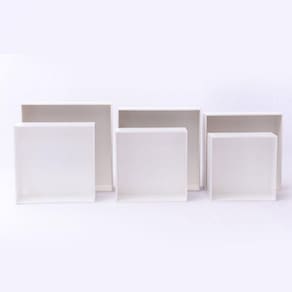Kit 6 Nichos Decorativos Quarto/sala 100% Mdf Branco