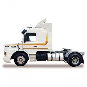 Kit Adesivo Faixas Caminhão Scania 112 Hw 113 Hw Laranja Laranja