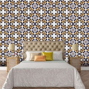 Papel De Parede Adesivo Lavável Sala Quarto Cozinha 1,5 Metros