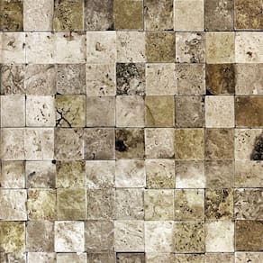 Papel De Parede Adesivo Bloco 3D Pedra Lavável Sala Quarto Cozinha 1,5 Metros