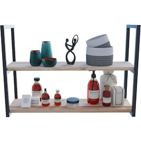Kit 2 Prateleiras Organizadora De Qualidade Para Lavabo 80x20cm