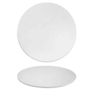 Tampo Em Mdf Oval 140x90 Cm - Laqueada Cor Branco