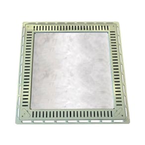 Tampa Casa Máquina Piscina Rebaixada Simples Grelha 80x80 B1