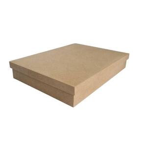 Caixa Para Papel A4 100% Mdf (30,5x22,5x5,5) Mdf Cru