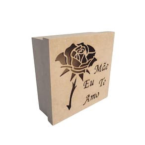 Caixas Personalizadas 100% Mdf Cru (17x17x07) Mãe Eu Te Amo
