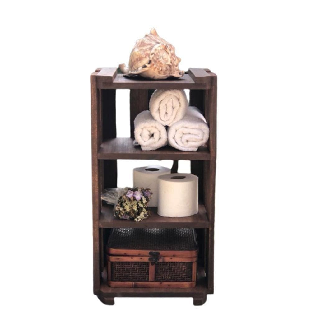 Armário Madeira Triplo Rústico