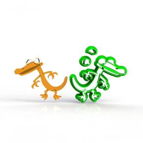 Cortador Roblox Rainbow Friends - Orange Modular Tamanho 6 Cm
