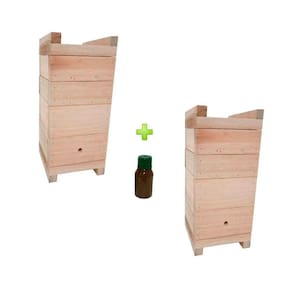 Kit 2 Caixas Impa Abelhas Jatai Eucalipto + Atrativo 50 Ml