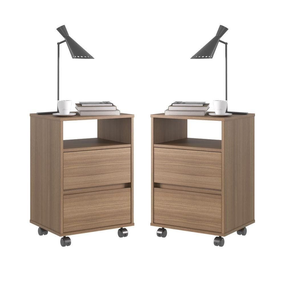 Conjunto De 2 Gaveteiros Flox Affara