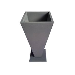 Vaso Taça De Canto Em Mdf (30cm) Marrom Café