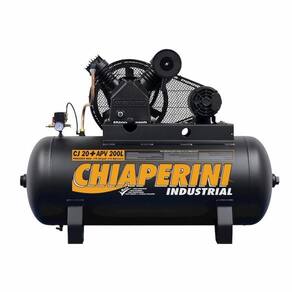 Compressor De Ar Alta Pressão Trifásico Contínuo 5hp 200l 015709 Chiaperini
