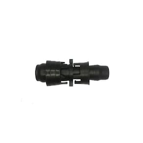 Conector União Emenda Para Mangueira Tamanho 20mm X 16mm Com Anel Garra Preto