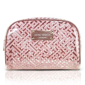 Necessaire Retangular Diamantes Jacki Design Rosa