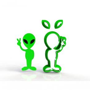 Cortador Alienigenamodular Mod 1 (Et Extra Terrestre) 5 Cm