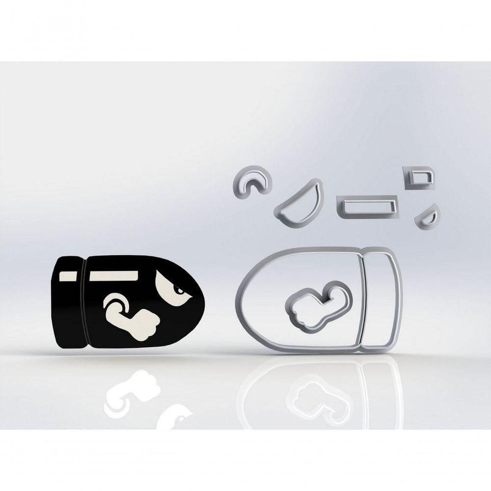 Cortador Super Mario - Bala Modular 5 Cm