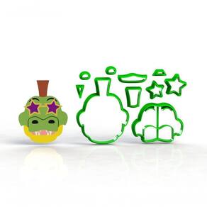 Cortador Animatronics Five Nights Montgomey Jacaré 8 Cm