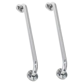 Alça Apoio Barra 60cm Inox Kit 2 Uni Banheiro