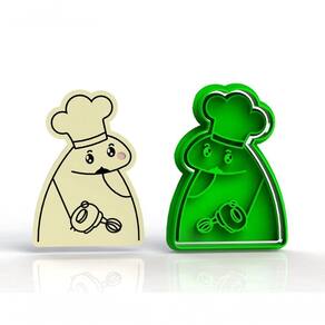 Cortador Flork Mãe Confeiteira (Corta E Marca) Bento 5 Cm