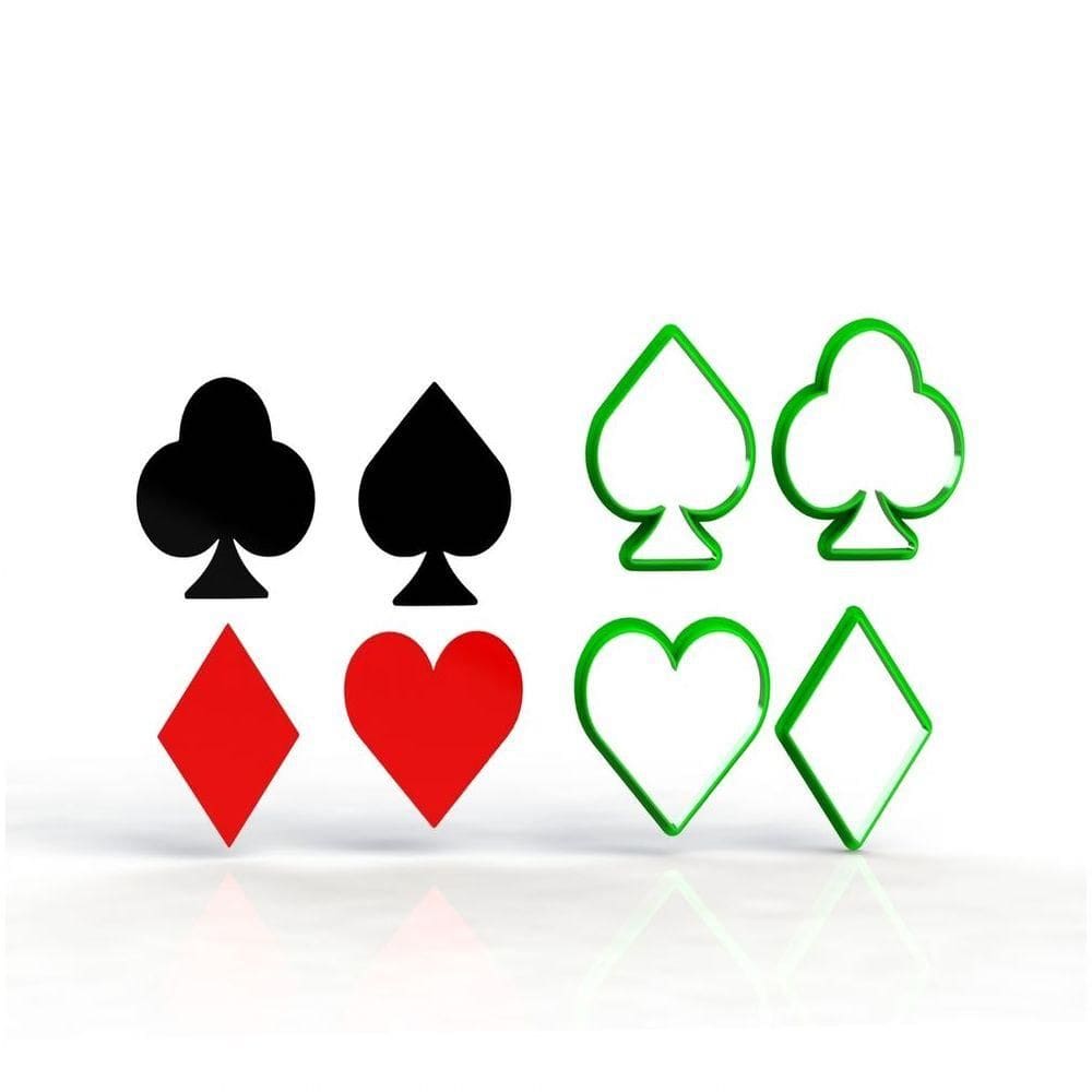 Cortador Arlequina - Naipes 6 Cm