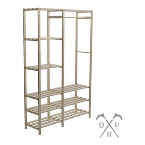 Ármario Rustico 8 Prateleiras Decorativas Livros