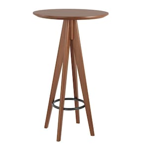 Mesa Decorativa Bistro Madeira Maciça Ozil Imbuia