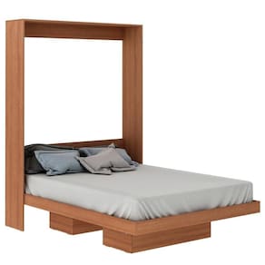 Cama Retratil De Parede Casal Cm8016 Amendoa