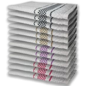 12 Panos De Prato Atoalhado Felpudo Premium Rs+rx+mr+pr