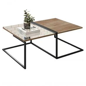 Mesa De Centro Espelhada Class Demoliçao Preto Demolição Pre