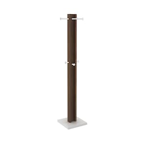 Cabideiro Para Quarto Az1018 Mdp Nogal Branco
