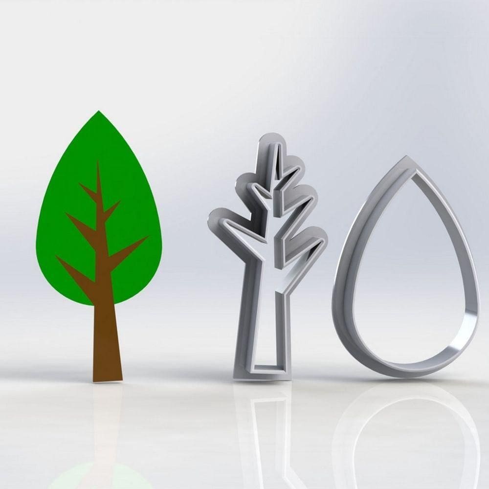 Cortador árvore Bosque Modular Tamanho 6cm