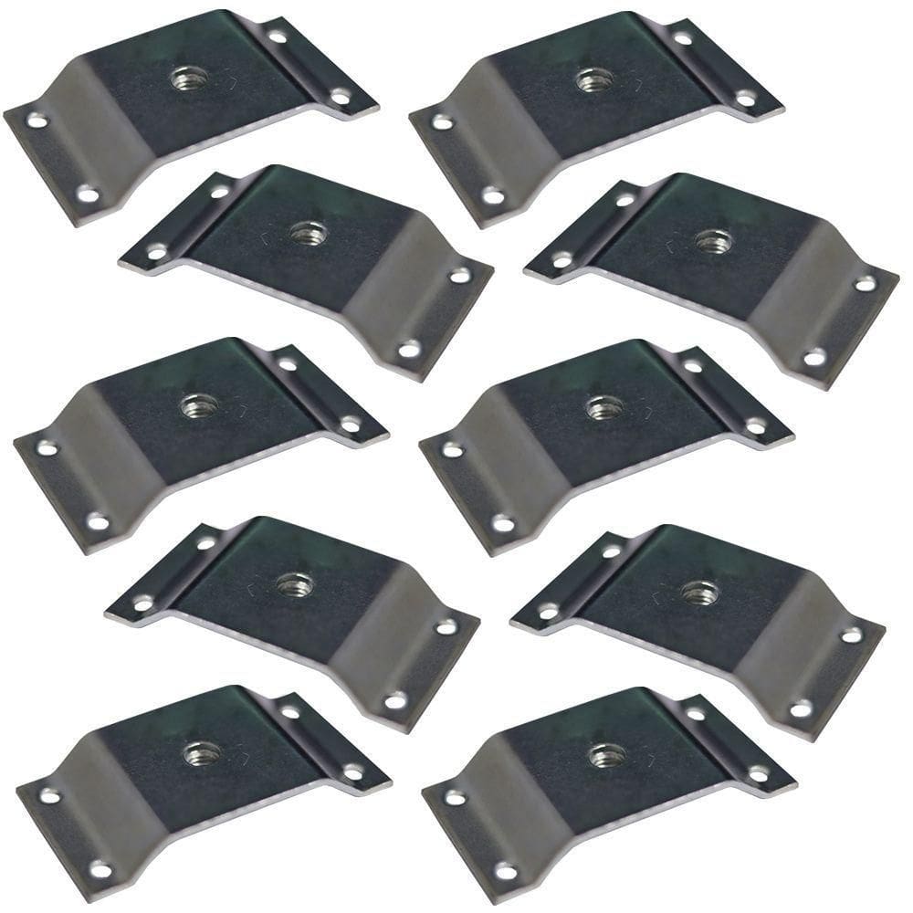 Kit 10 Chapinhas Elevada Fixação Pés Palito Rosca 5 16
