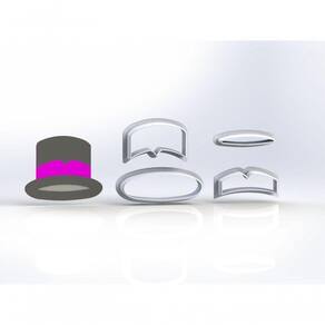 Cortador Mundo Bita - Cartola Modular 5 Cm 5 Cm