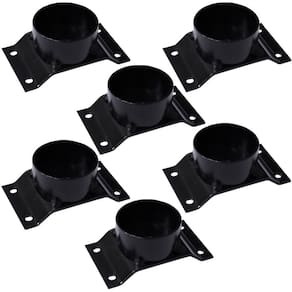 Kit 6 Chapinhas Elevada Com Tubo Fixação Pés Palito Rosca