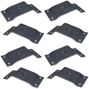 Kit 8 Chapinhas Inclinada 10º Fixação Pés Palito Rosca