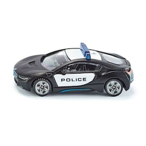 Miniatura Siku BMW I8 Policia Americana Pneus Em Borracha