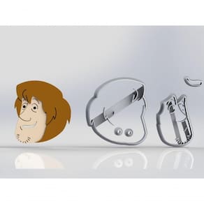Cortador Scooby Doo - Salsicha Modular 6 Cm