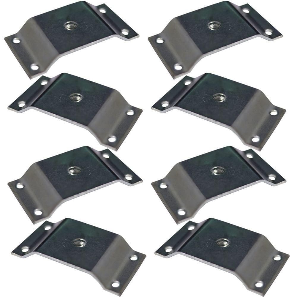 Kit 8 Chapinhas Elevada Fixação Pés Palito Rosca 5 16