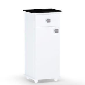 Balcão Bebedouro Multiuso Karol Com Gaveta E 01 Porta Branco