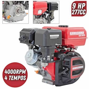 Motor Kawashima à Gasolina Ge-900 9hp 277cc 4t Sem Embreagem