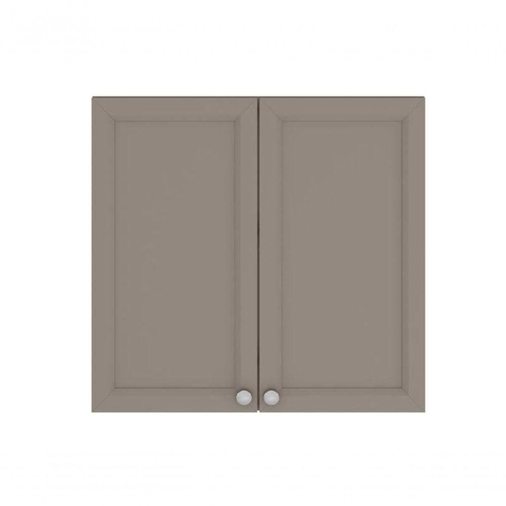 Armário Aéreo 2 Portas Sara 0,80M Fumê - Fdecor