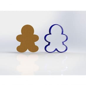 Cortador Biscoito De Natal - Boneco Gengibre Tamanho 5 Cm