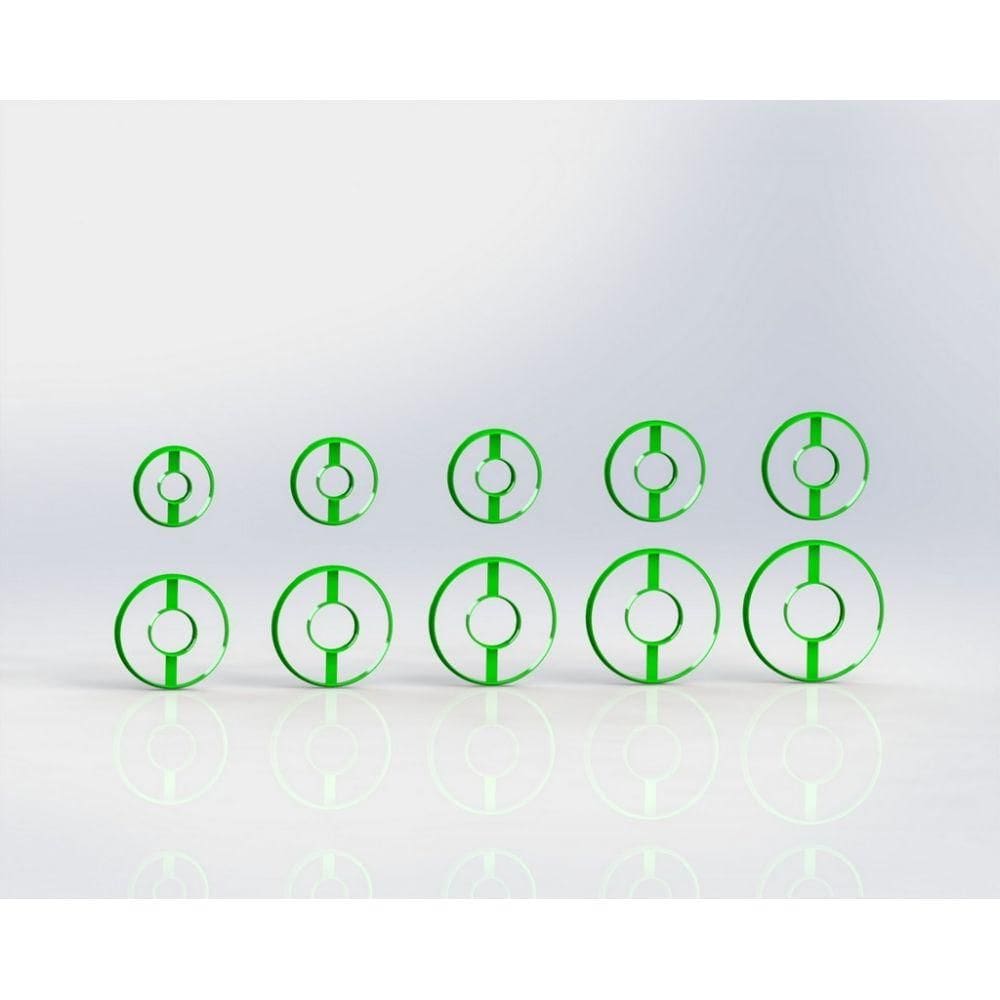 Cortador Polymer Clay Mod 57 A Tamanho Kit